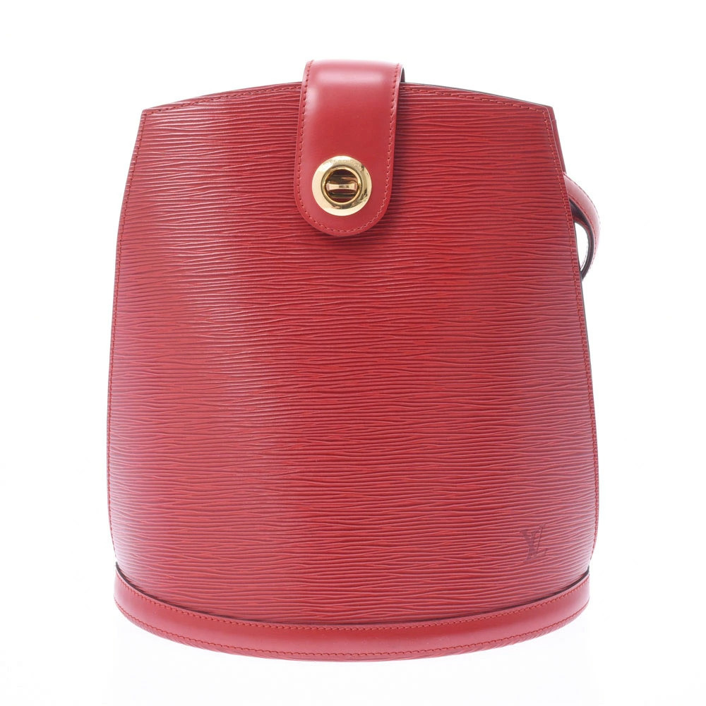 LOUIS VUITTON Epi Cluny Red Leather Shoulder Bag